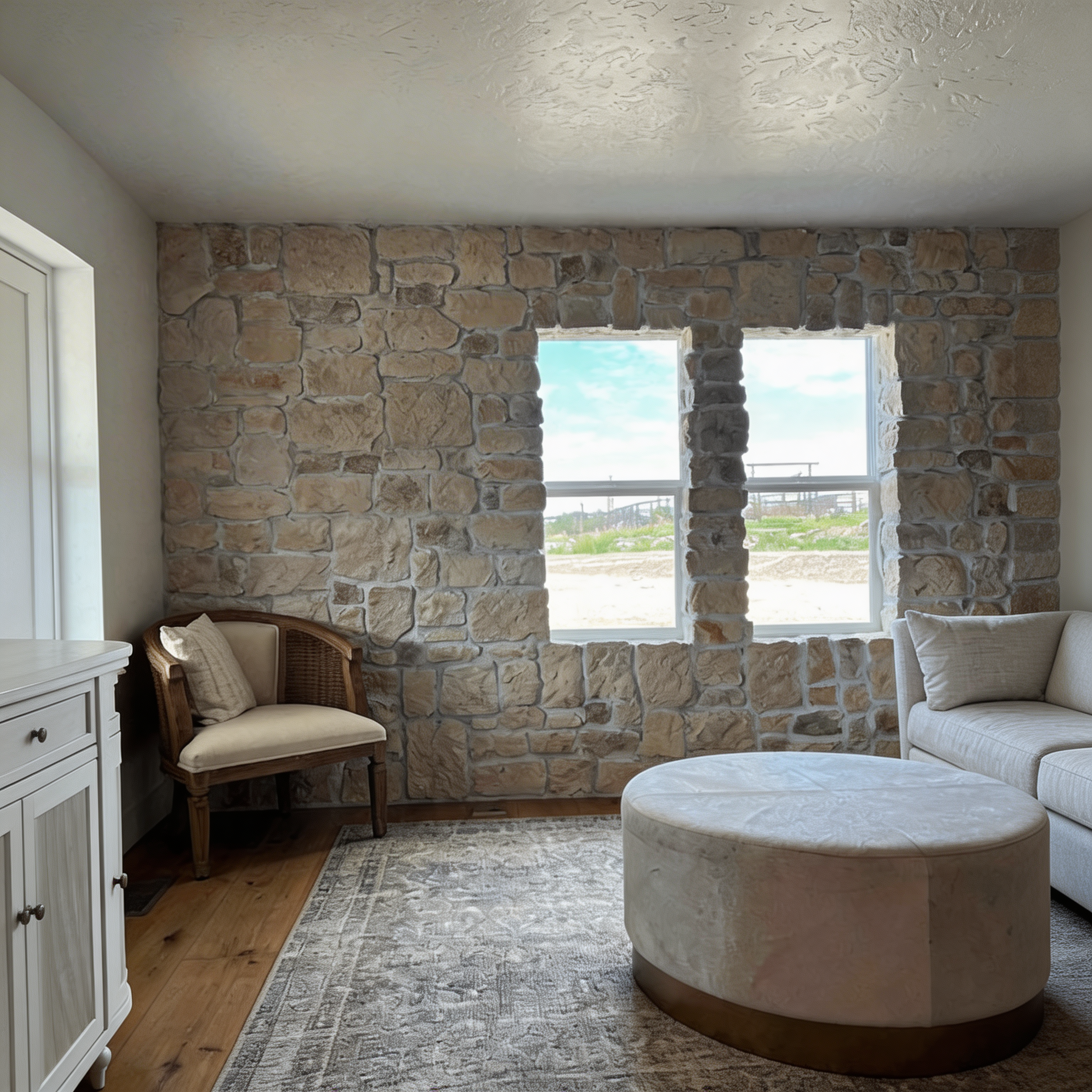 Interior Stone & Thin Brick Accent Walls